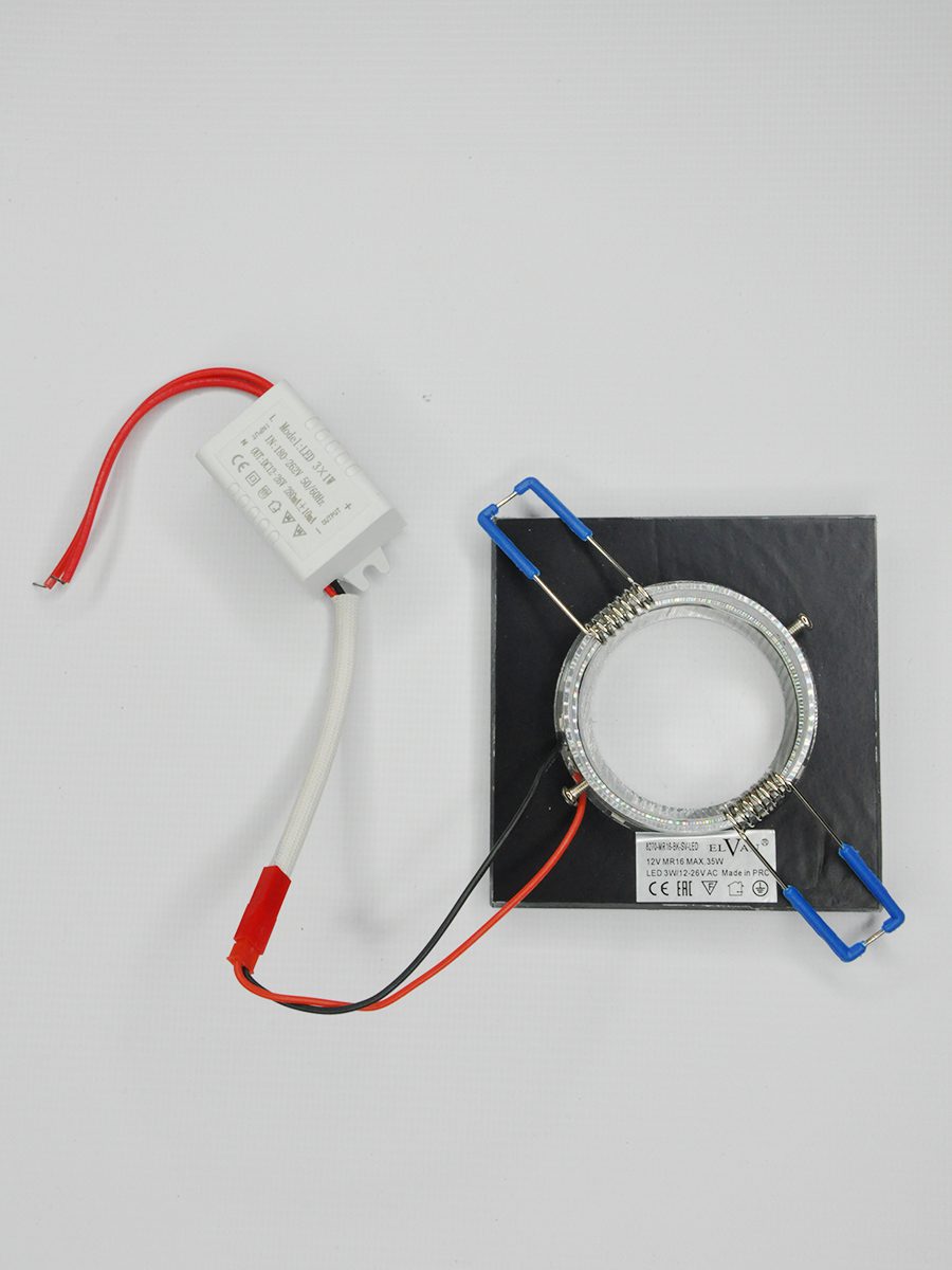 Встраиваемый светильник Elvan TCH-8270/3W-MR16-5.3-Bk Встраиваемый светильник Elvan TCH-8270/3W-MR16-5.3-Bk