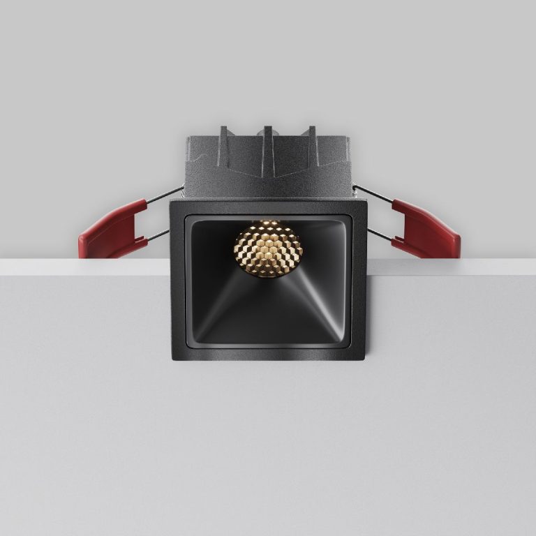 Встраиваемый светильник Maytoni Alfa LED DL043-01-10W3K-SQ-B-1