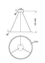 Подвесной светильник Maytoni Rim MOD058PL-L42WK