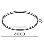 Подвесной светильник Maytoni Rim MOD058PL-L54WK
