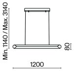 Подвесной светильник Maytoni Motion MOD276PL-L40B3K