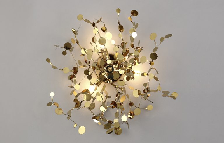 Настенный светильник Crystal Lux GARDEN AP-PL3 D400 GOLD