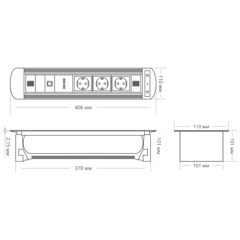 Блок розеток МХ-107 (3 секции, 2 USB и RJ-45) Mebax 00-00001185 Блок розеток МХ-107 (3 секции, 2 USB и RJ-45) Mebax 00-00001185