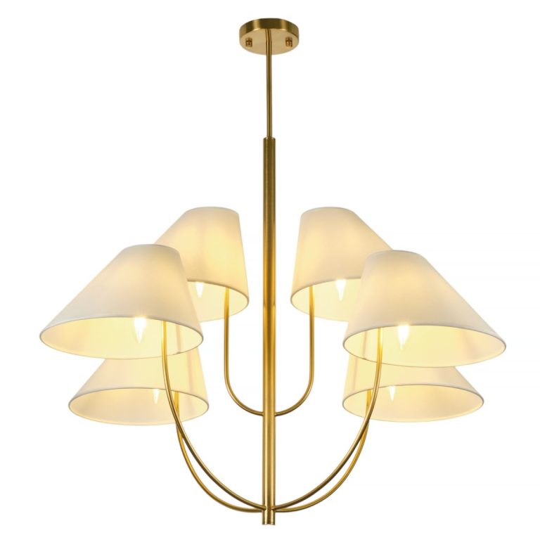 Люстра на штанге Myfar Lukas MR2390-6C