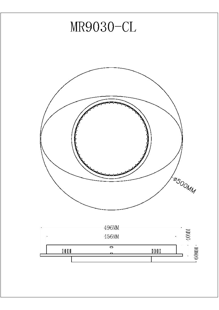 Потолочный светильник Myfar Orbit MR9030-CL Потолочный светильник Myfar Orbit MR9030-CL