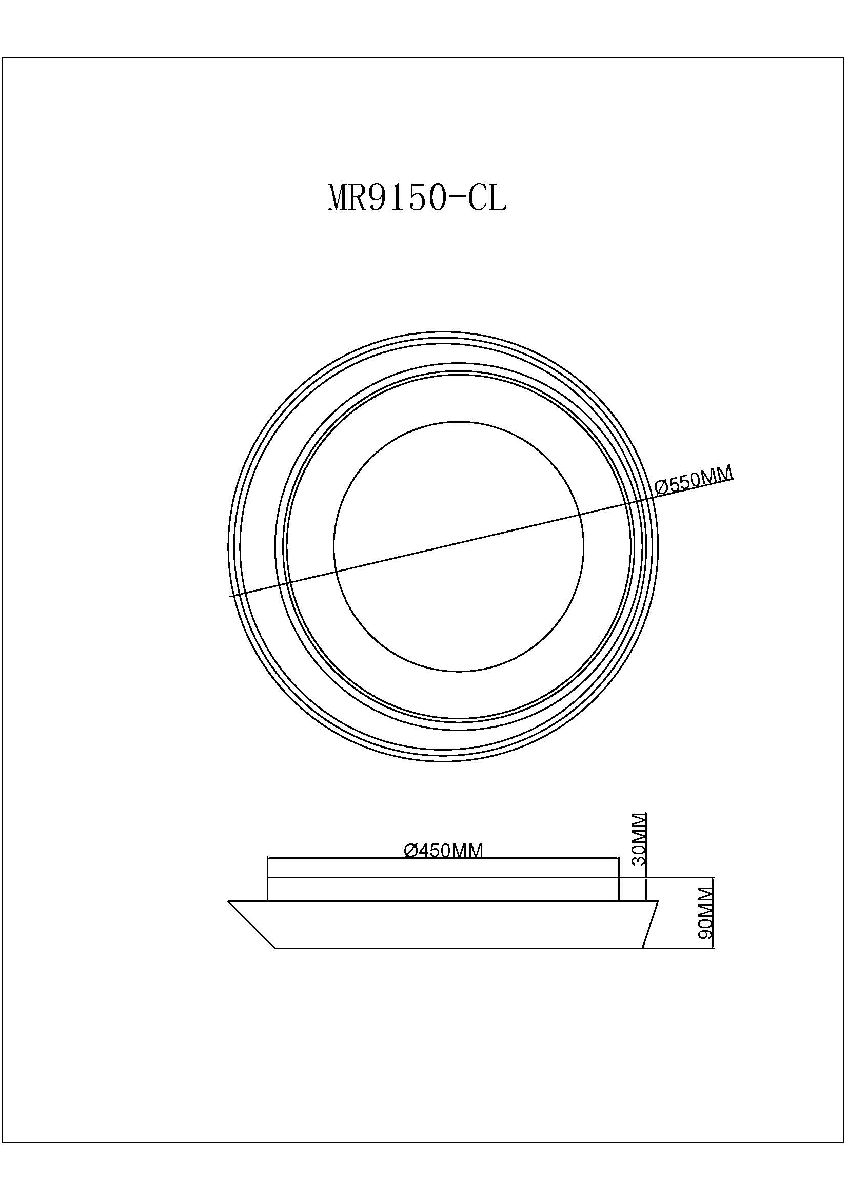 Потолочный светильник Myfar Phoebe MR9150-CL Потолочный светильник Myfar Phoebe MR9150-CL