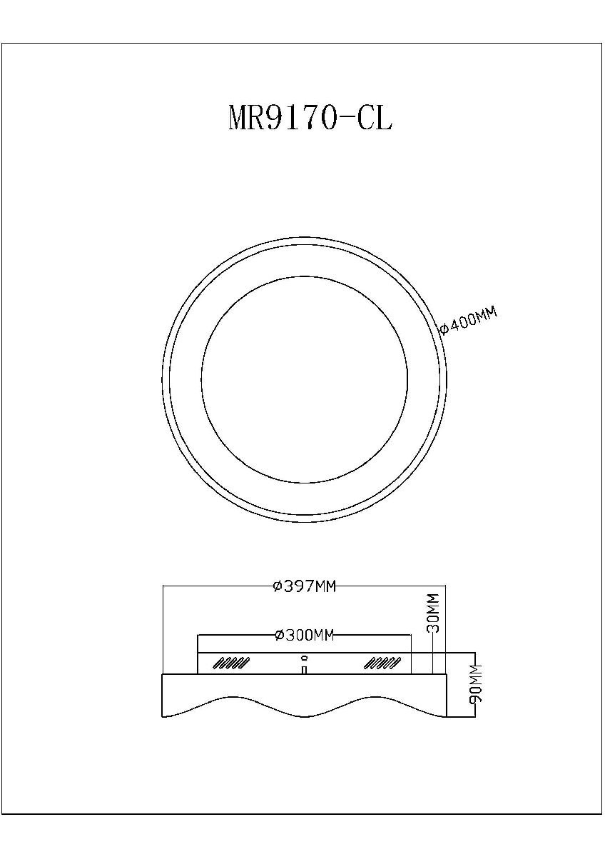 Потолочный светильник Myfar Diona MR9170-CL Потолочный светильник Myfar Diona MR9170-CL