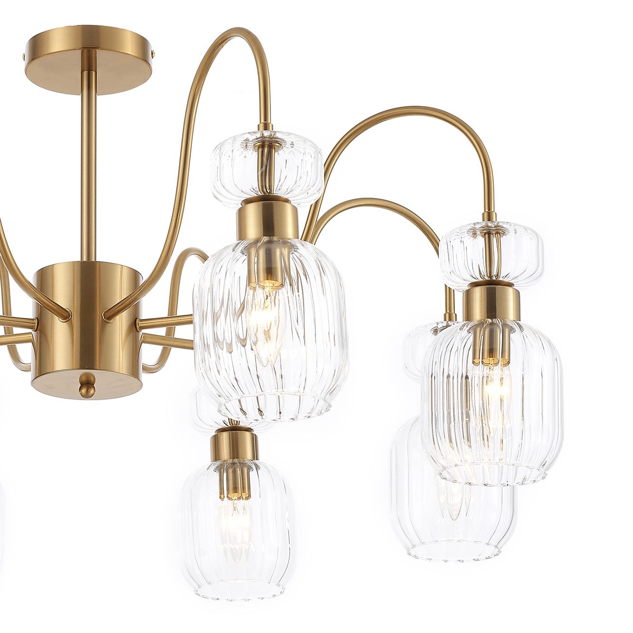 Люстра на штанге Escada Gloss 1141/8PL Clear Люстра на штанге Escada Gloss 1141/8PL Clear