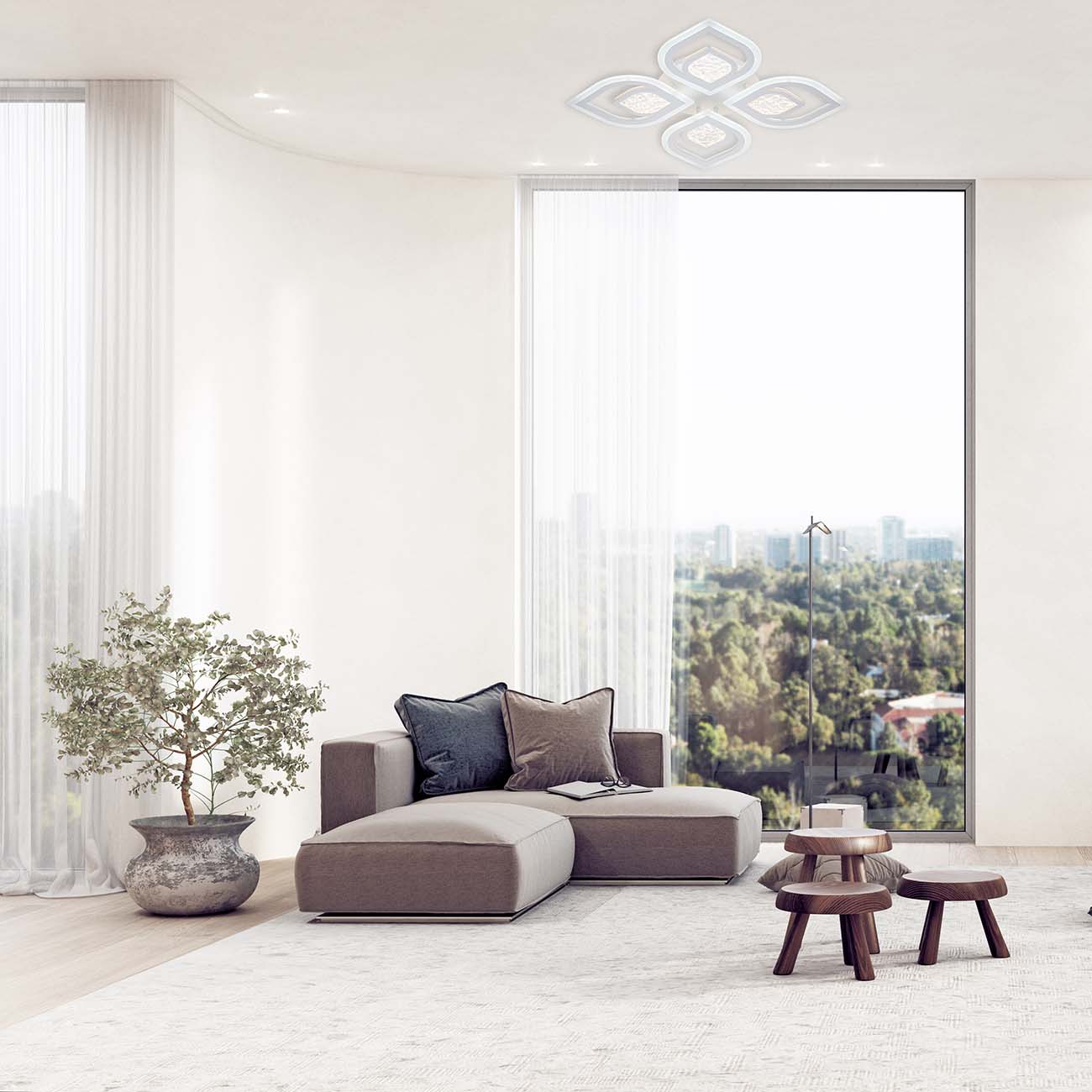 Потолочный светильник Escada Hydria 10227/4LED Потолочный светильник Escada Hydria 10227/4LED
