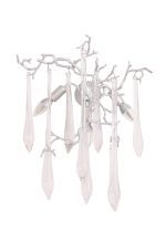 Настенный светильник Crystal Lux REINA AP3 SILVER PATINA