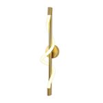 Настенный светильник Indigo Intreccio 14025/1W Brass V000142L