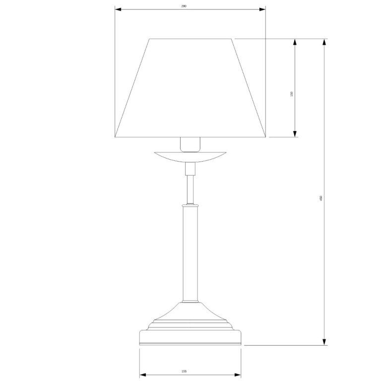 Настольная лампа Eurosvet Hotel 01010/1 черный