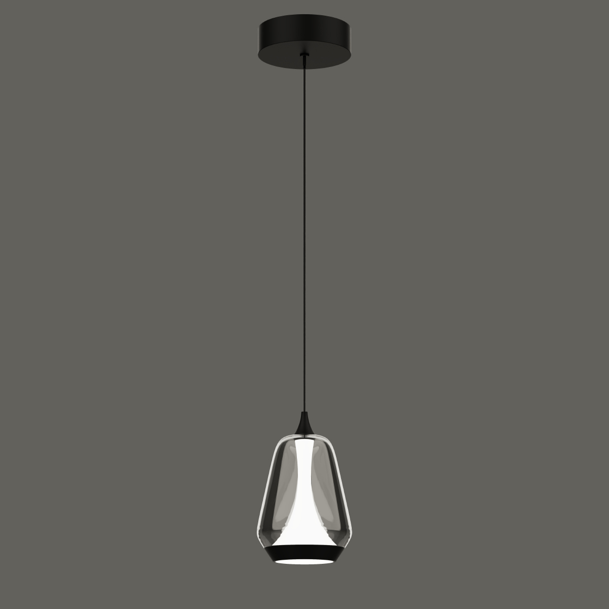 Подвесной светильник Delight Collection MD24001011-1A black/smoky Подвесной светильник Delight Collection MD24001011-1A black/smoky