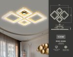 Потолочный светодиодный светильник Ambrella Light Acrylica FA1726