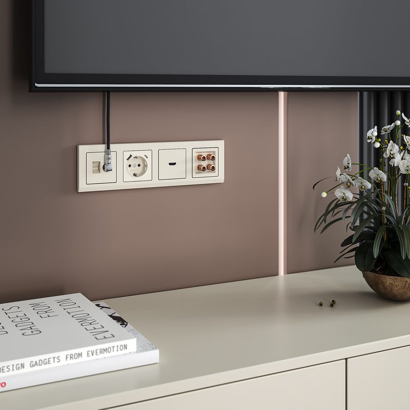 Розетка ТВ+Ethernet Werkel 4690389174476 W1181303 Розетка ТВ+Ethernet Werkel 4690389174476 W1181303