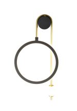 Бра Crystal lux CORIDA AP25W LED BLACK/GOLD