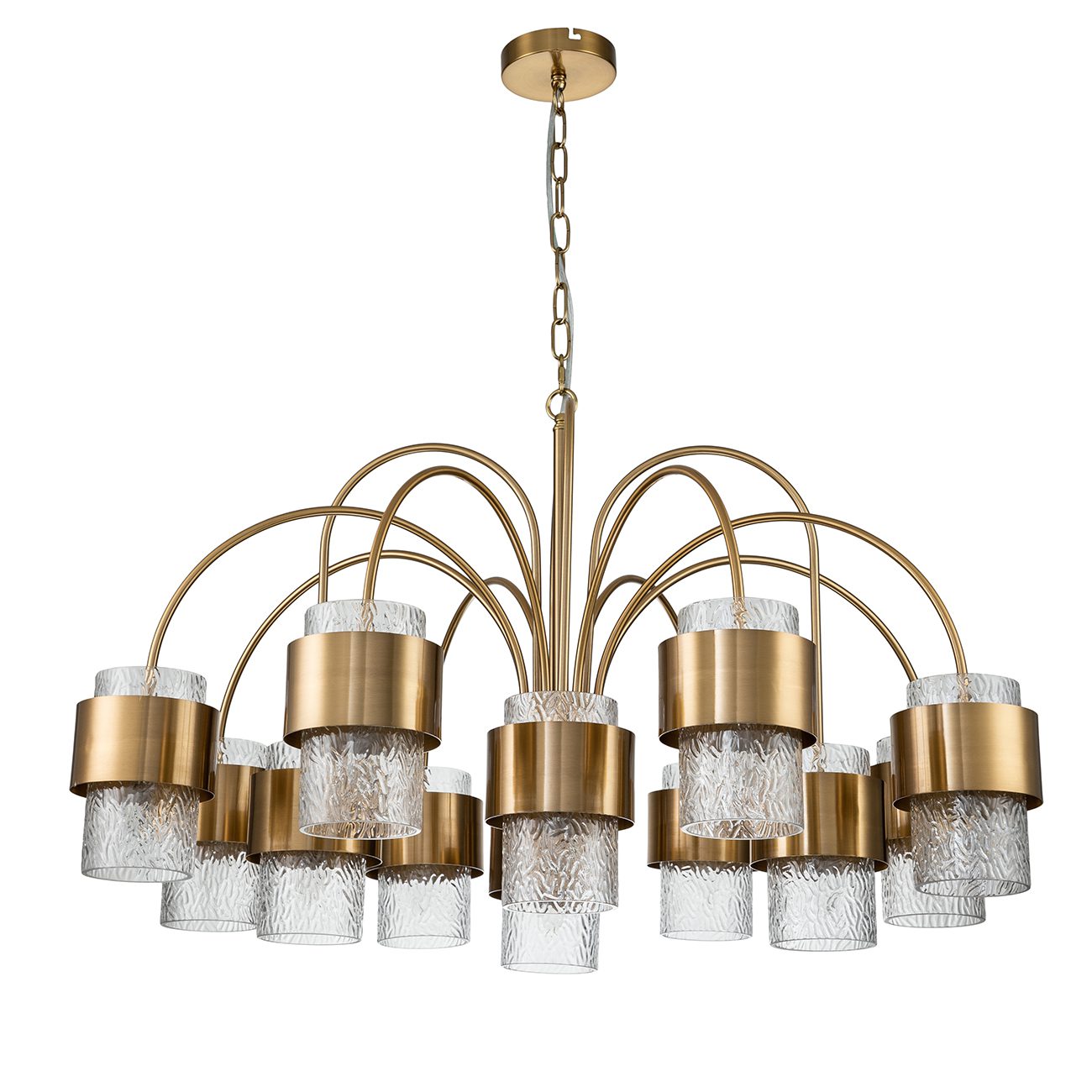 Подвесная люстра Indigo Eleganza 12019/A/12P Brass V000324 Подвесная люстра Indigo Eleganza 12019/A/12P Brass V000324