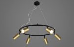 Подвесная люстра Crystal Lux CLT 015C6 D600 BL-GO
