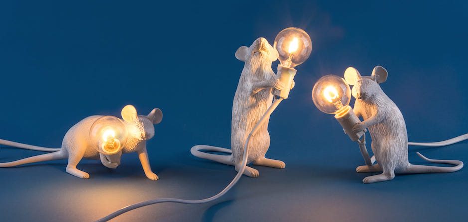 Настольная лампа ImperiumLoft Seletti Mouse 168482-22 Настольная лампа ImperiumLoft Seletti Mouse 168482-22