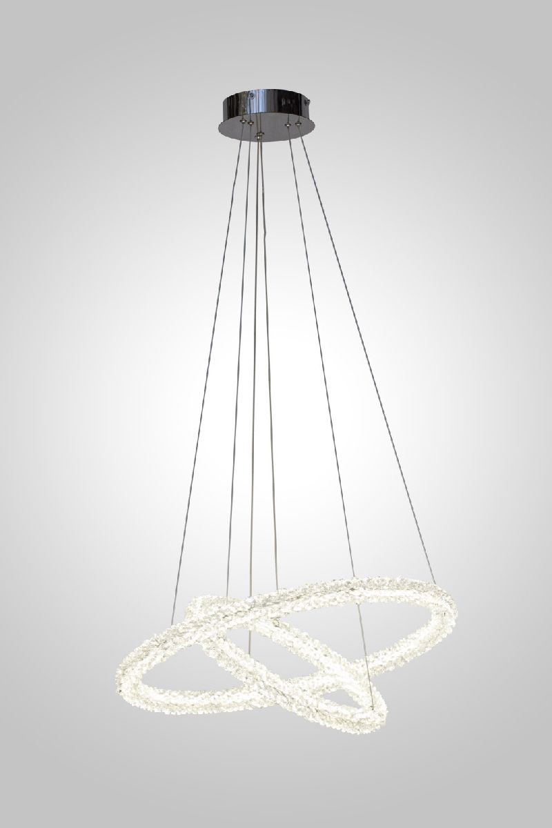 Подвесная люстра AM Group OVALE CH D600+400 Подвесная люстра AM Group OVALE CH D600+400