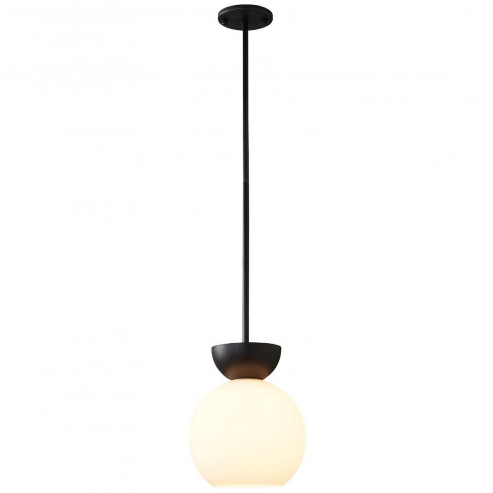 Подвесной светильник iLamp Mono P6079-1 BK+WH Подвесной светильник iLamp Mono P6079-1 BK+WH