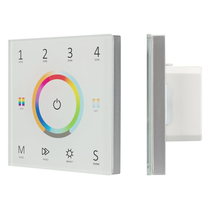 Панель Arlight Sens Smart-P67-Multi White (230V, 4 зоны, 2.4G) 028321 Панель Arlight Sens Smart-P67-Multi White (230V, 4 зоны, 2.4G) 028321
