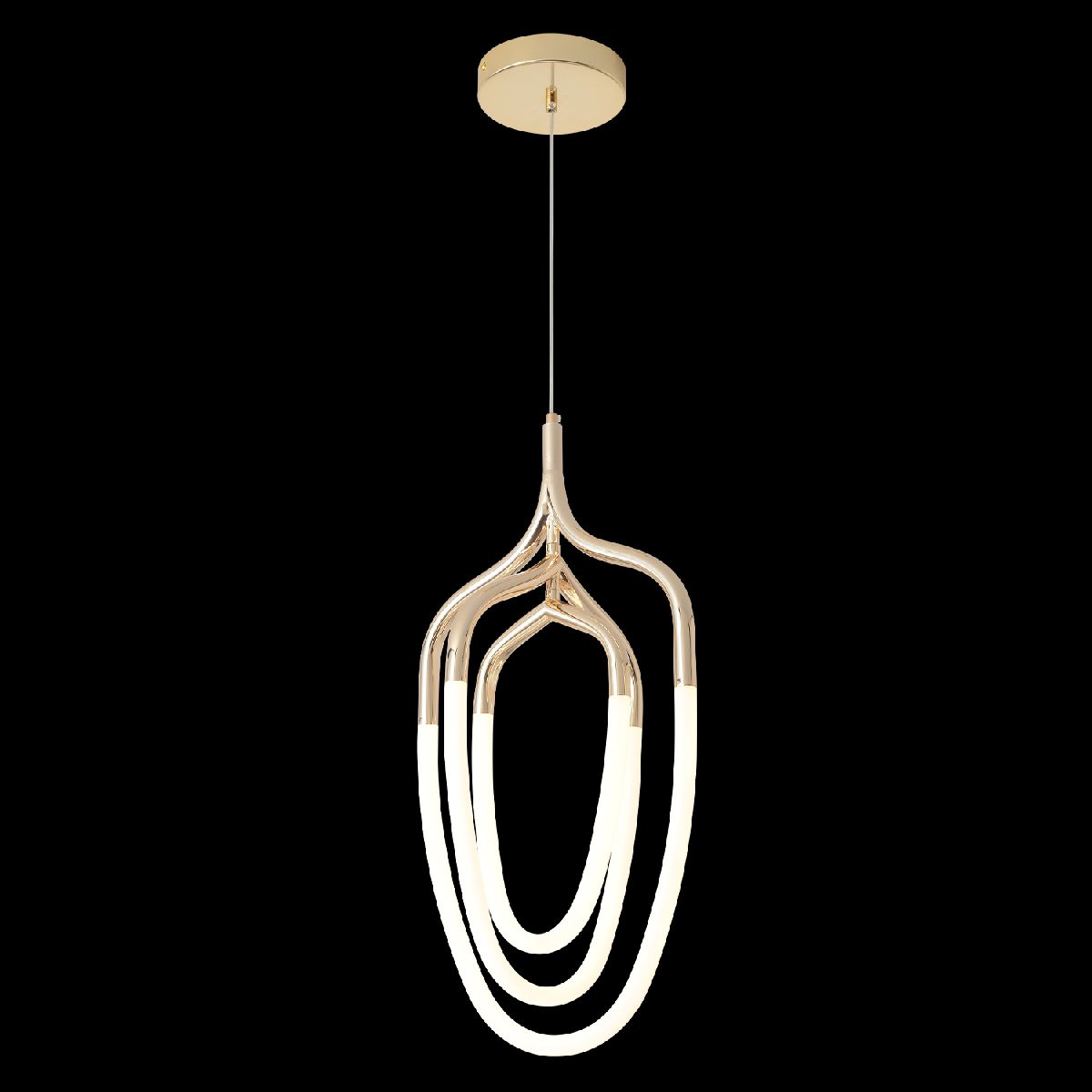 Подвесной светильник Crystal Lux PERA SP50W LED GOLD Подвесной светильник Crystal Lux PERA SP50W LED GOLD