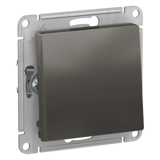 Переключатель 1-клавишный, сх.6, 10АХ Systeme Electric AtlasDesign Сталь ATN000961