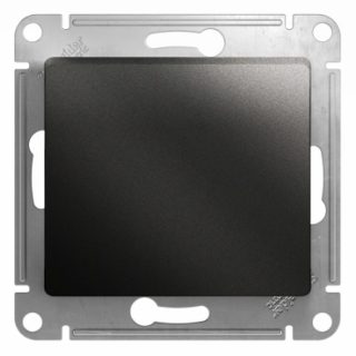 Переключатель 1-клавишный, сх.6, 10АХ Systeme Electric Glossa Антрацит GSL000761