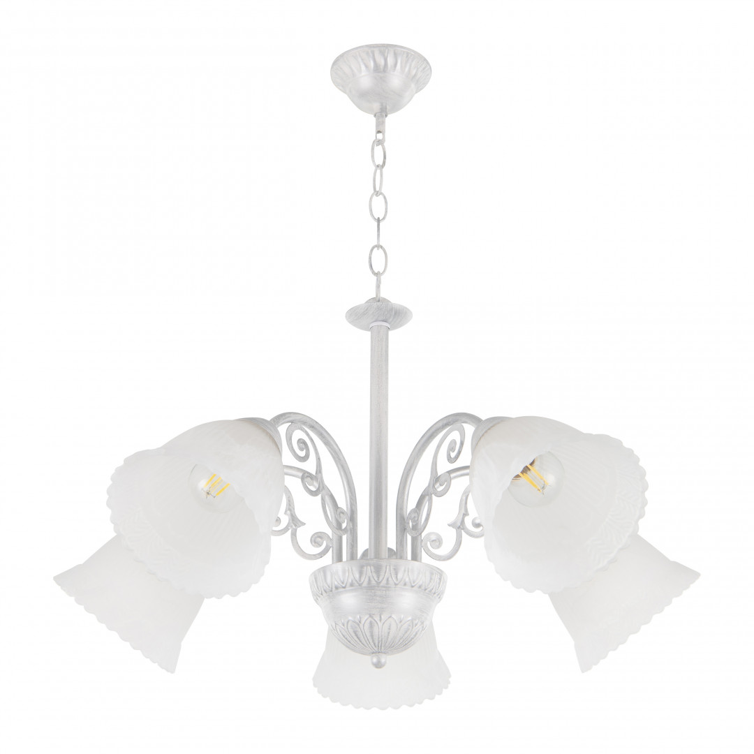 Подвесная люстра Arte Milano Amalfi 338544/5 WT+SL Подвесная люстра Arte Milano Amalfi 338544/5 WT+SL