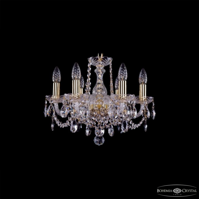 Подвесная люстра Bohemia Ivele Crystal 1402/6/141 G