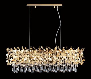 Подвесная люстра Crystal Lux Romeo SP8 Gold L1000