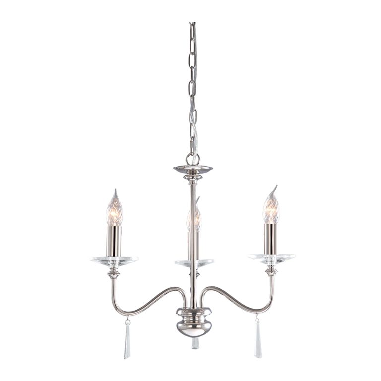 Подвесная люстра Elstead Lighting Finsbury park FP3-POL-NICKEL