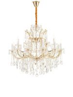 Подвесная люстра iLamp Diamond 6071-18 GD+CL