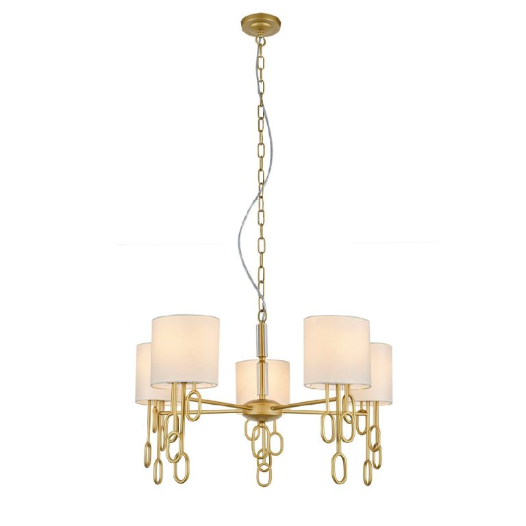 Подвесная люстра Indigo Amali 13026/5P Gold V000479