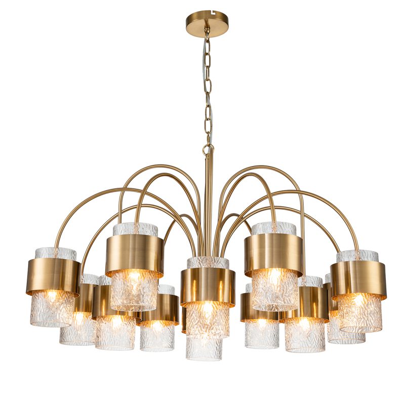 Подвесная люстра Indigo Eleganza 12019/A/12P Brass V000324 Подвесная люстра Indigo Eleganza 12019/A/12P Brass V000324
