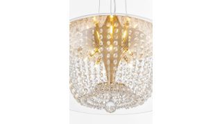 Подвесная люстра Lumina Deco Disposa LDP 7018-500 PR+F.GD