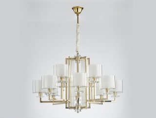 Подвесная люстра Newport 4408+4/C gold