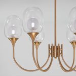 Люстра на штанге Eurosvet Spritz 70217/6 латунь Smart a064749