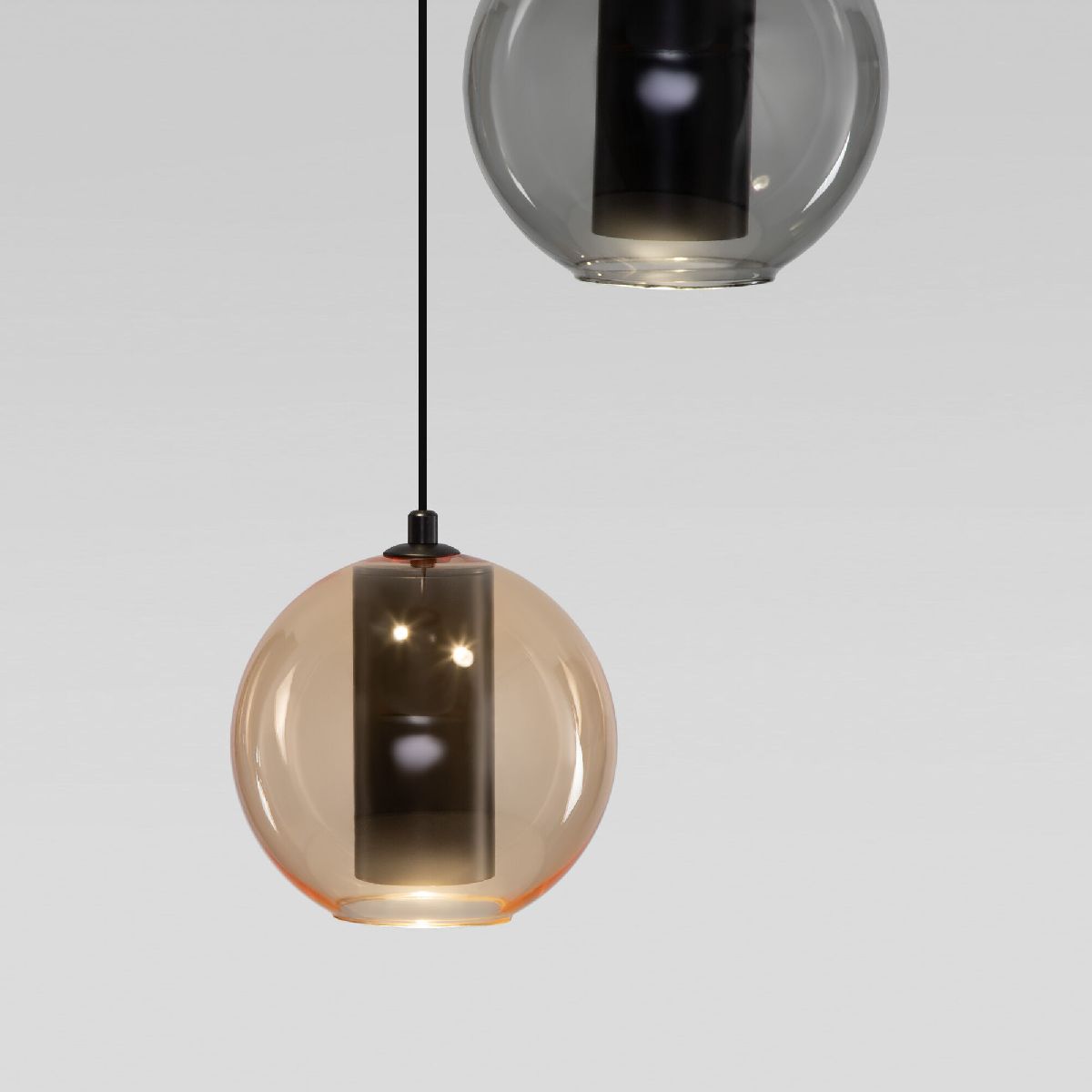 Подвесной светильник Eurosvet Cobble 50258/3 LED дымчатый/ бежевый/ шоколад a064554 Подвесной светильник Eurosvet Cobble 50258/3 LED дымчатый/ бежевый/ шоколад a064554