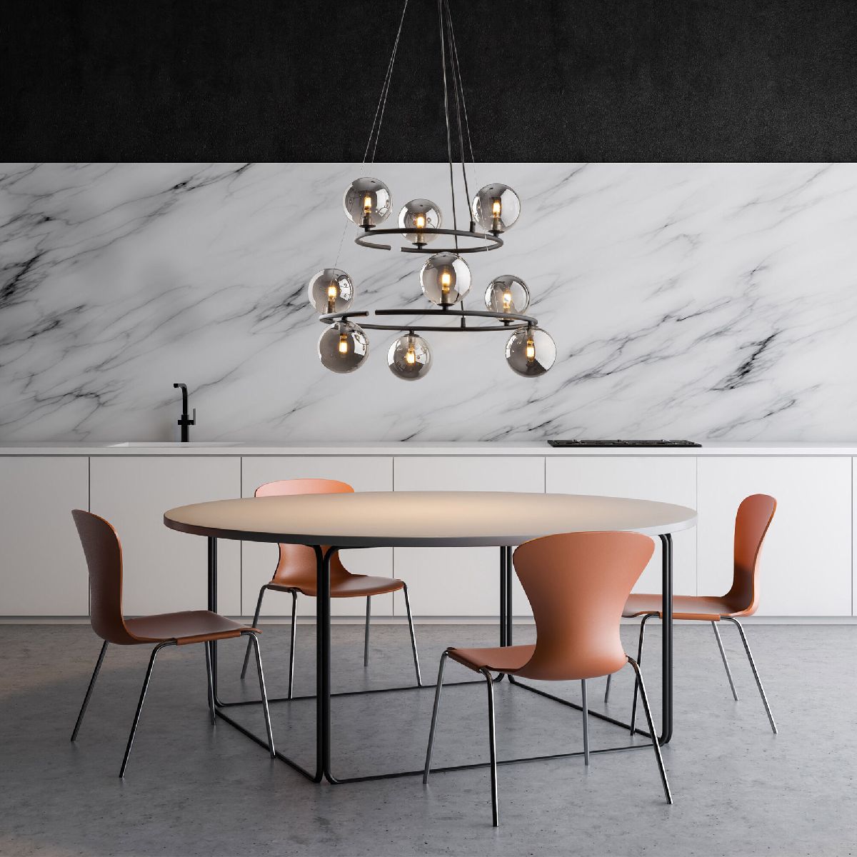 Подвесная люстра TK Lighting 6845 Anabelle a068410 Подвесная люстра TK Lighting 6845 Anabelle a068410