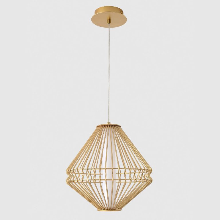 Подвесной светильник Crystal Lux CUADRA SP15W LED GOLD