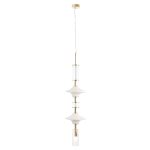 Подвесной светильник Crystal Lux VALENCIA SP1.3 GOLD
