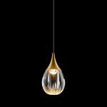 Подвесной светильник Delight Collection Stilla MD24001004-1A gold/clear