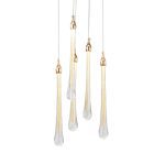 Подвесной светильник Delight Collection Teardrop OM801670-5-G