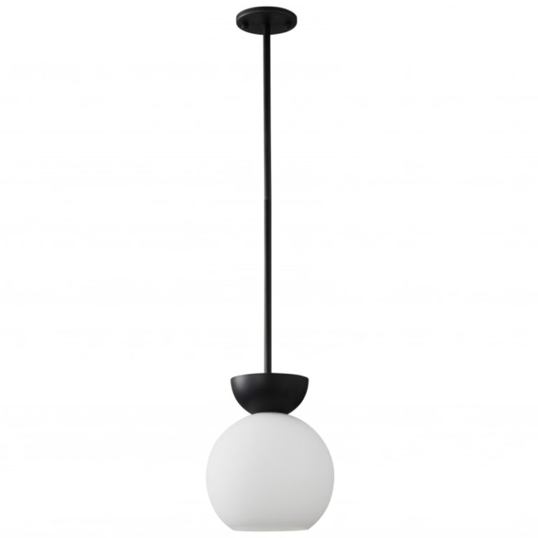 Подвесной светильник iLamp Mono P6079-1 BK+WH