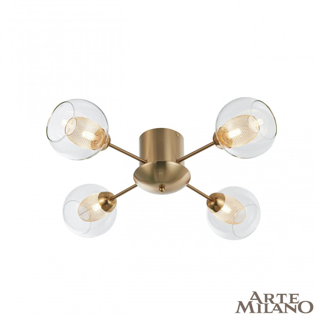 Потолочная люстра Arte Milano 272880/4 GD Потолочная люстра Arte Milano 272880/4 GD