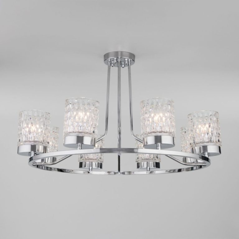 Потолочная люстра Eurosvet Calle 60127/8 хром