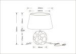 Настольная лампа Arte Lamp Poppy A4063LT-1GO