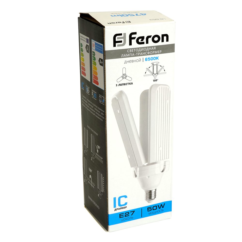 Лампа светодиодная Feron LB-653 E27 50W 4000K 48771 Лампа светодиодная Feron LB-653 E27 50W 4000K 48771